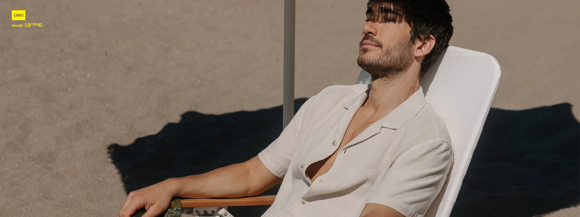 REBAJAS EN PRENDAS DE LINO PARA HOMBRE
